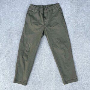 Men's Uniqlo Easy Fit pants. Size Medium. Army green.
